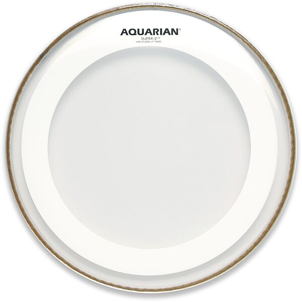 open zoom image for Aquarian Super-2 Clear with Studio-X Ring Drumhead, Main