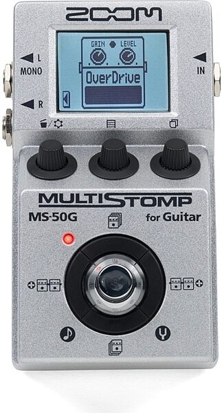 open zoom image for Zoom MS-50G MultiStomp Guitar Pedal, Top