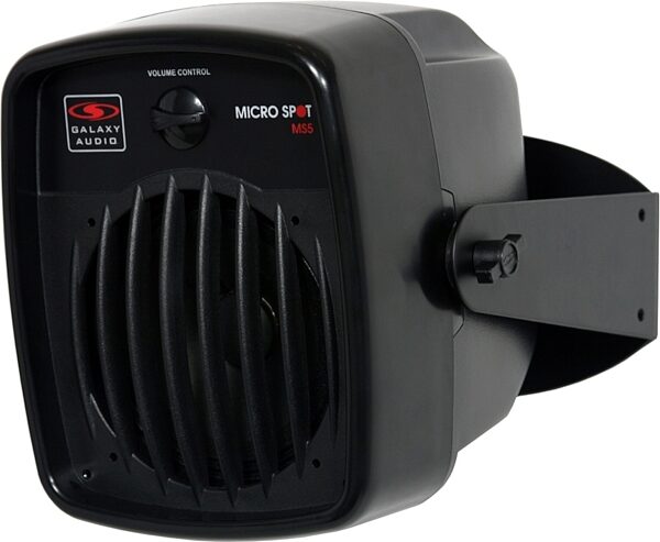 open zoom image for Galaxy Audio MS5 Micro Spot Passive Personal Monitor, Angle Wallmounted
