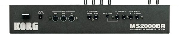 open zoom image for Korg MS2000BR Rackmount Analog Modeled Synthesizer Module, Rear