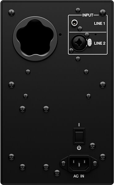 open zoom image for Yamaha MSP3A 4" Powered Monitor Speaker, New, Rear detail Back