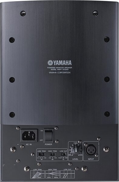 open zoom image for Yamaha MSP7 Active Studio Monitor (50 Watts, 1x6.5 in.), Rear