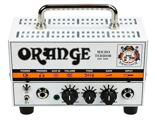 open zoom image for Orange MT20 Micro Terror Guitar Amplifier Head (20 Watts), New, Front