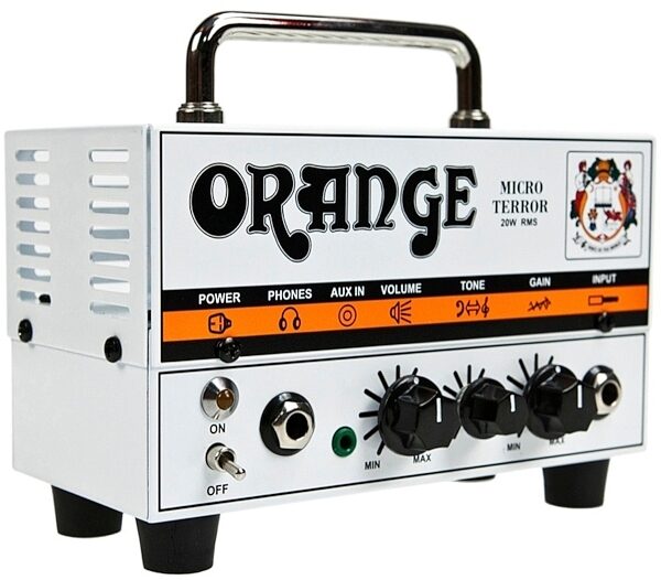open zoom image for Orange MT20 Micro Terror Guitar Amplifier Head (20 Watts), New, Left