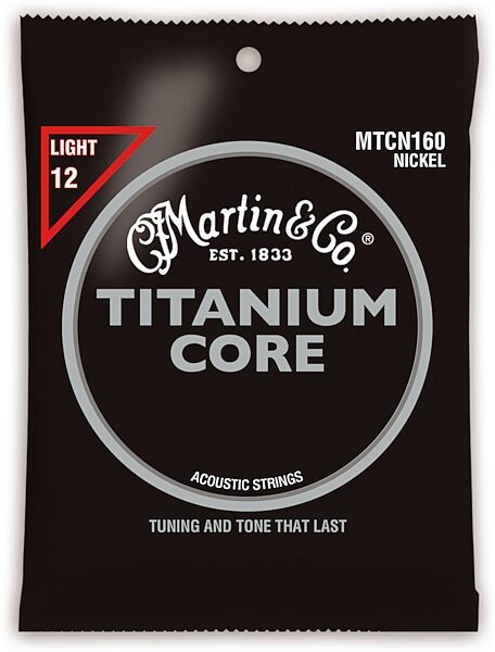 open zoom image for Martin MTCN160 Titanium Core Acoustic Strings, Light, Action Position Back