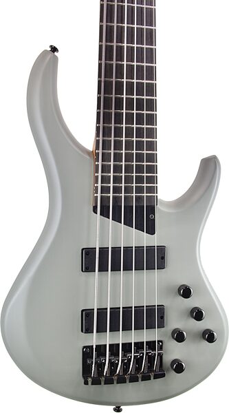 open zoom image for MTD Kingston Z6 Electric Bass, 6-String, Primer Gray, Action Position Back