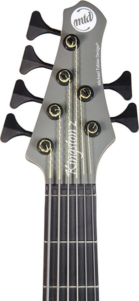open zoom image for MTD Kingston Z6 Electric Bass, 6-String, Primer Gray, Action Position Back