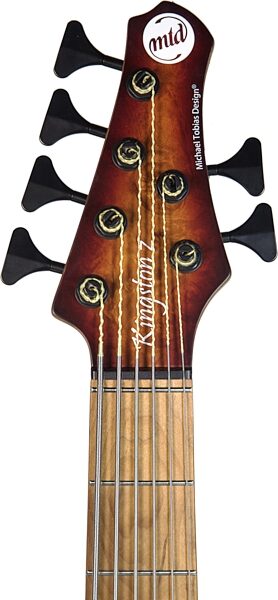 open zoom image for MTD Kingston Z6 Electric Bass, 6-String, Deep Cherry, Rosewood Fretboard, Action Position Back