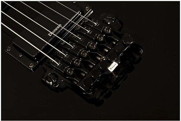 open zoom image for Ibanez MTM2 Mick Thomson Electric Guitar, Black - Bridge