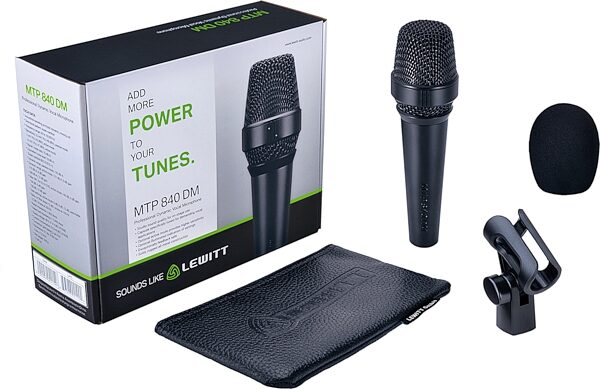 open zoom image for Lewitt MTP 840 DM Dynamic Supercardioid Vocal Microphone, New, Action Position Back