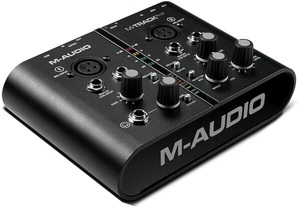 open zoom image for M-Audio M-Track Plus USB Audio Interface, Angle