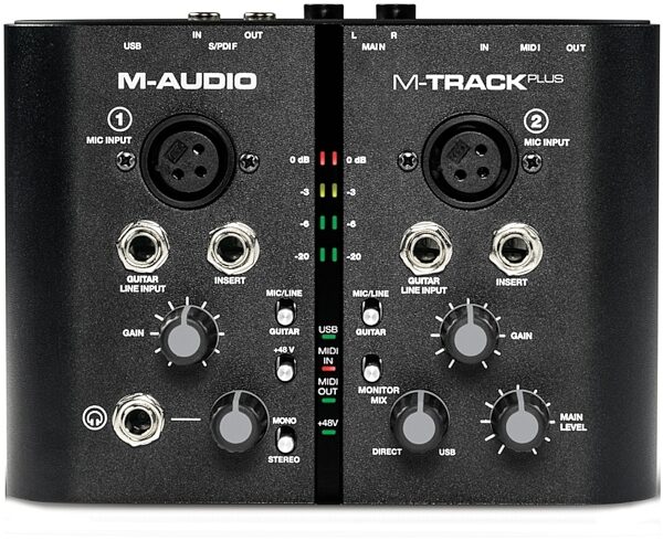 open zoom image for M-Audio M-Track Plus USB Audio Interface, Main