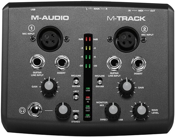 open zoom image for M-Audio M-Track USB Audio Interface, Main