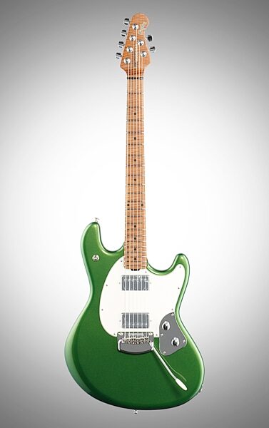 open zoom image for Ernie Ball Music Man StingRay HH Tremolo Electric Guitar, Rosewood Fingerboard (with Case), Action Position Back