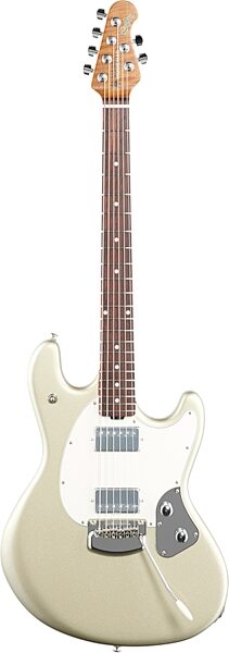 open zoom image for Ernie Ball Music Man StingRay HH Tremolo Electric Guitar, Rosewood Fingerboard (with Case), Action Position Back