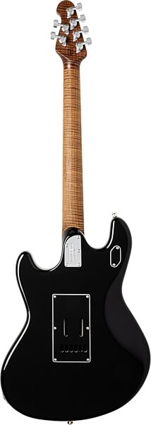 open zoom image for Ernie Ball Music Man StingRay RS Electric Guitar (with Case), Black, Maple Fretboard, Open Box (Very Good), Action Position Back