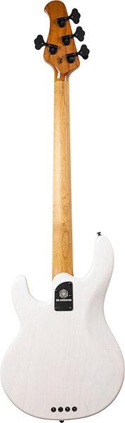 open zoom image for Ernie Ball Music Man Tim Commerford StingRay Electric Bass - Passive Electronics Model (with Mono Soft Shell Bag), White, Action Position Back