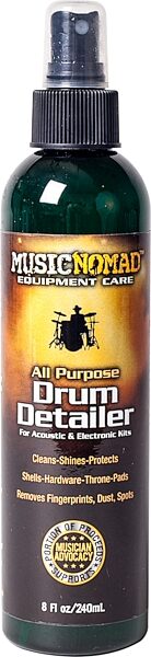 open zoom image for Music Nomad Drum Detailer Polish Spray, New, Action Position Back