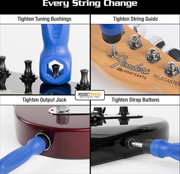 open zoom image for Music Nomad MN218 String Change Tool Kit, New, Action Position Back