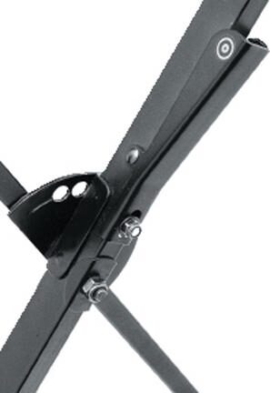open zoom image for On-Stage KS7390 QuikSQUEEZE Single-X Keyboard Stand, Closeup