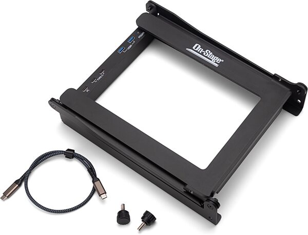 open zoom image for On-Stage LPT8000 Laptop Stand with USB Hub, New, Action Position Back