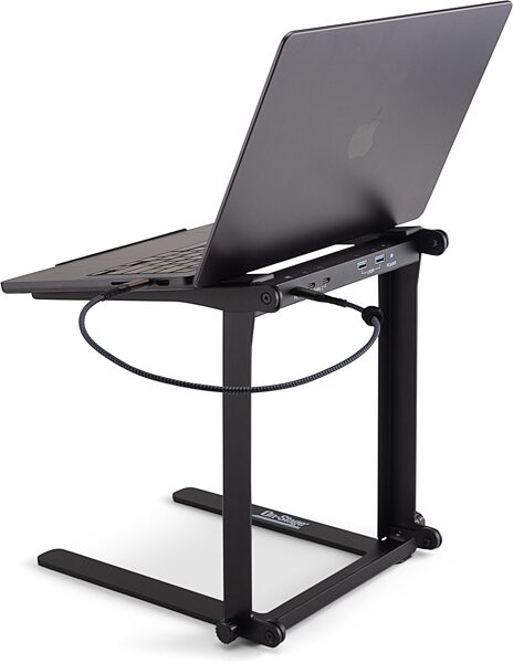 open zoom image for On-Stage LPT8000 Laptop Stand with USB Hub, New, Action Position Back
