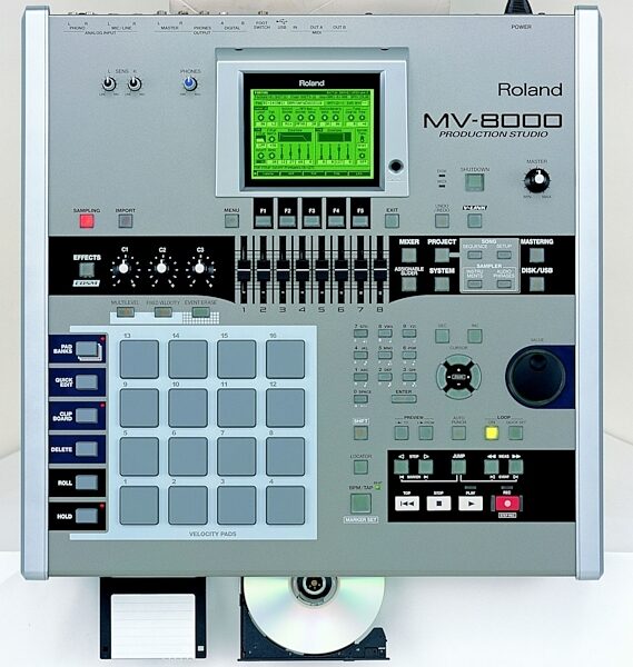 open zoom image for Roland MV8000 Production Studio, Top