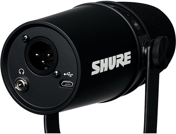 open zoom image for Shure MOTIV MV7 Dynamic Cardioid USB and XLR Podcast Microphone, Black, MV7-K, Open Box (Like New), Alt