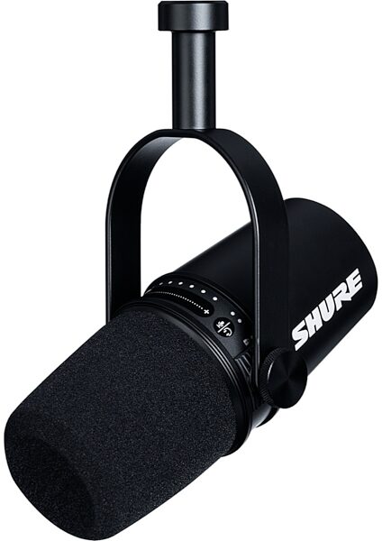 open zoom image for Shure MOTIV MV7 Dynamic Cardioid USB and XLR Podcast Microphone, Black, MV7-K, Open Box (Like New), Alt