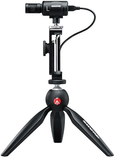 open zoom image for Shure MOTIV MV88 Plus Video Kit Stereo Condenser Microphone (with Lightning and USB-C Cables), Open Box (Like New), Main