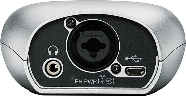 open zoom image for Shure MOTIV MVi Digital Audio Interface (with USB-A and USB-C Cables), Open Box (Very Good), Rear