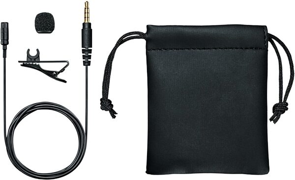 open zoom image for Shure MOTIV MVL Clip-On Lavalier Condenser Microphone, New, Package Contents