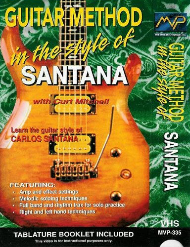 open zoom image for Guitar Method in the Style of Santana Video, Main