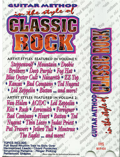 open zoom image for Video: Guitar Method in the Style of Class Rock (2-Pack), Main