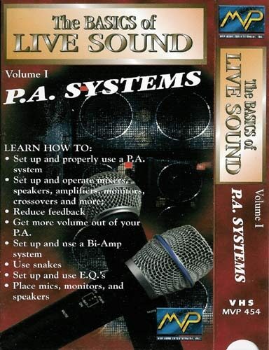 open zoom image for Video: Basics of Live Sound -- Vol. I PA Systems, Main