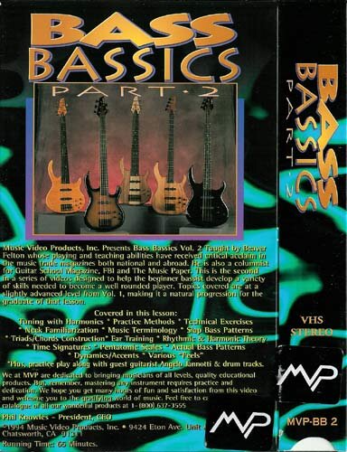 open zoom image for Video: Bass Basics Part 2, Back Cover