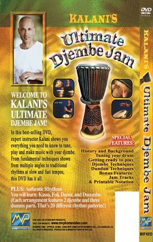 open zoom image for Kalani's Ultimate Djembe Jam Video, Rear
