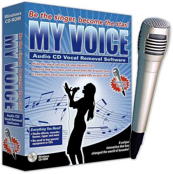 open zoom image for eMedia My Voice Vocal Removal Software, Main
