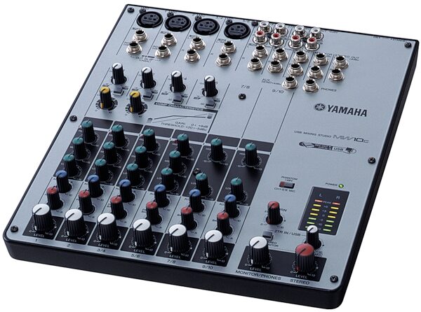 open zoom image for Yamaha MW10C 10-Channel USB Mixer with Compression, Angle Shot