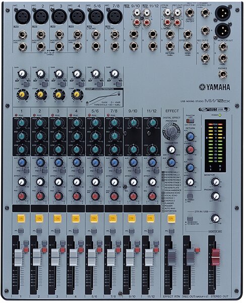 open zoom image for Yamaha MW12CX 12-Channel USB Mixer with Effects, Main