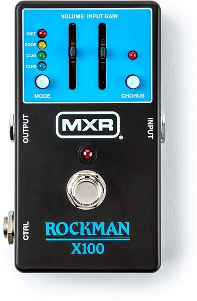open zoom image for MXR Rockman X100 Analog Tone Processor Pedal, New, Action Position Front
