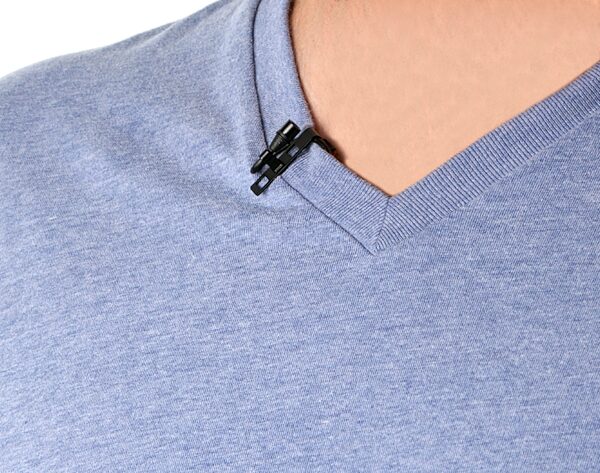 open zoom image for Shure MX150 Subminiature Lavalier Microphone, In Use