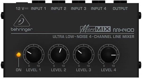 open zoom image for Behringer MicroMIX MX400 4-Channel Line Mixer, Main