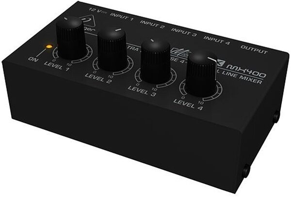 open zoom image for Behringer MicroMIX MX400 4-Channel Line Mixer, View