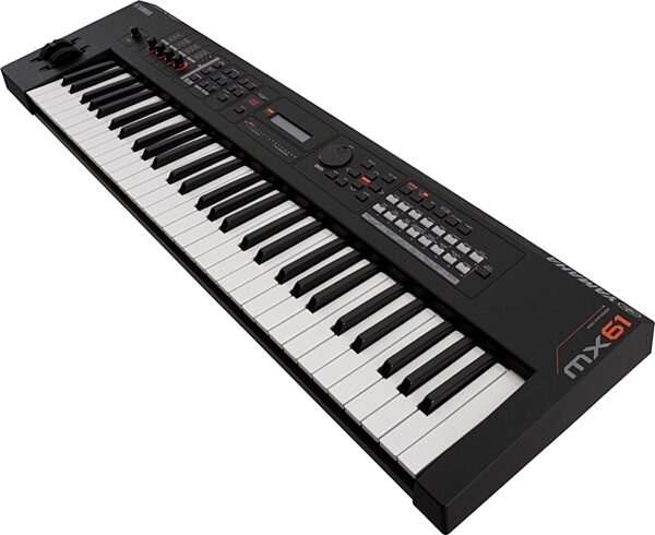 open zoom image for Yamaha MX61 v2 Keyboard Synthesizer, 61-Key, Black, Open Box (Very Good), Black Angle