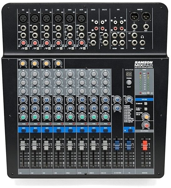 open zoom image for Samson MXP144FX MixPad USB Mixer, 12-Channel, New, Main