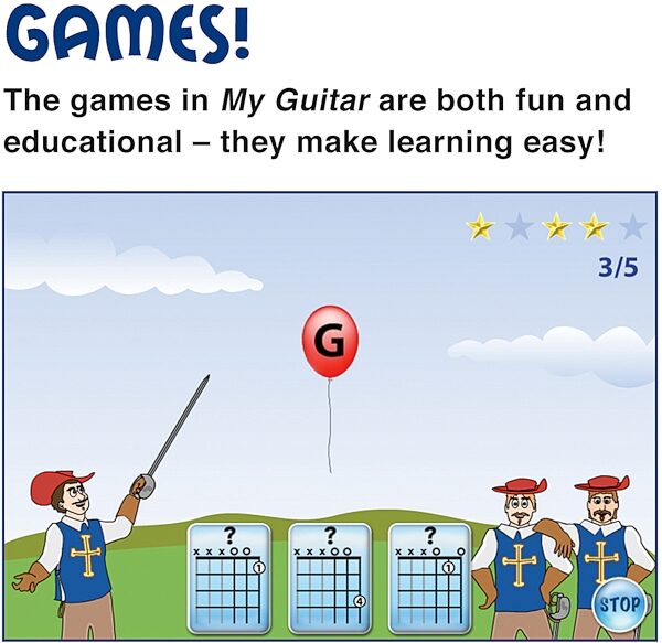 open zoom image for eMedia My Guitar Instructional DVD, Games