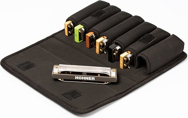 open zoom image for Hohner FlexCase Harmonica Case, Medium, Action Position Back