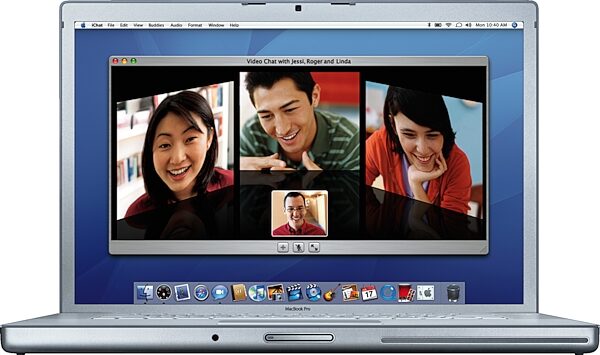 open zoom image for Apple MacBook Pro Notebook Computer with Intel Core (2.33GHz, 15.4 in.), Running iChat