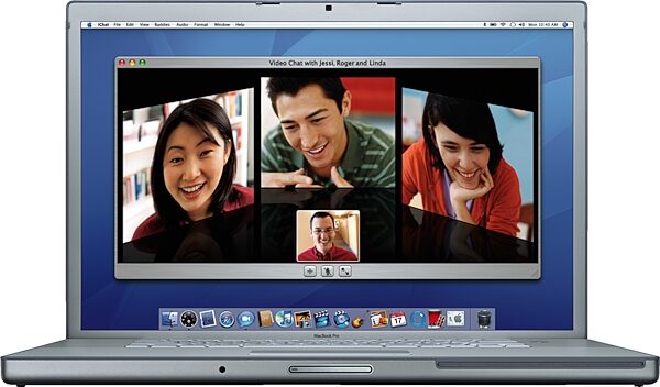 open zoom image for Apple MacBook Pro Notebook Computer with Intel Core (2.33GHz, 17 in.), Running iChat